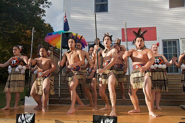 Maori dancers, New Zealand